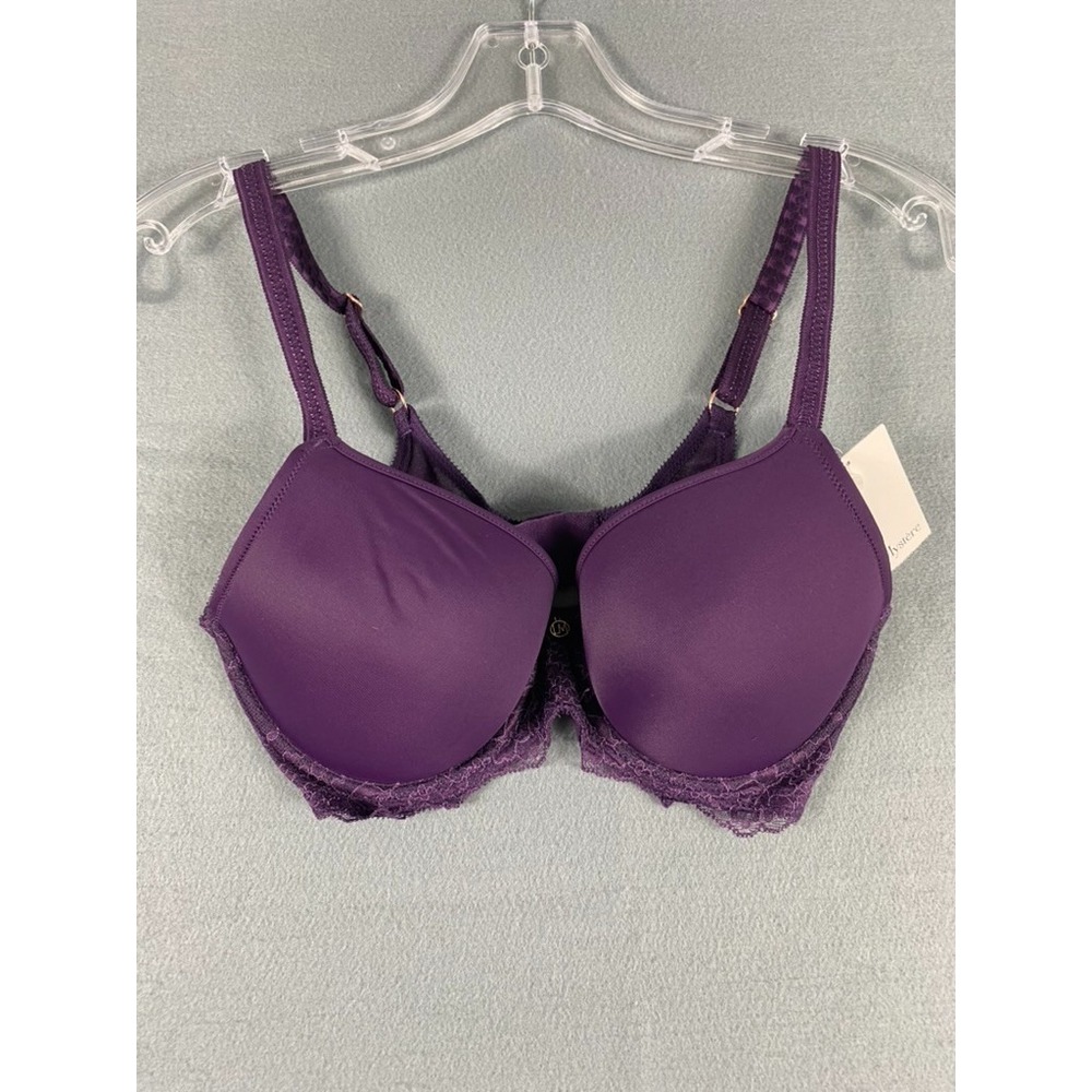 NWT Le Mystere Bra Transformative Tisha Sz 32D Purple